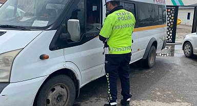 Ağrı'da öğrenci servislerine güvenlik denetimi: 114 araç kontrol edildi