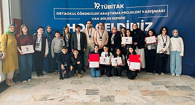 Ağrı'dan 4 proje, TÜBİTAK Bölge Finali'nde ödül aldı