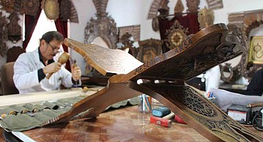 Ahşap ustası, rahlesini özgür Mescid-i Aksa için saklıyor