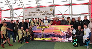 Akçakoca şampiyon Düzce 3. oldu