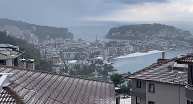 Amasra'da 1 saat içerisinde dört mevsim birden yaşandı