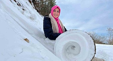 Amasya'da Nisan'da 'kar ruloları' görüntülendi