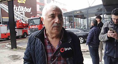 Ankara'da 2 katlı mobilya dükkanında çıkan yangın söndürüldü