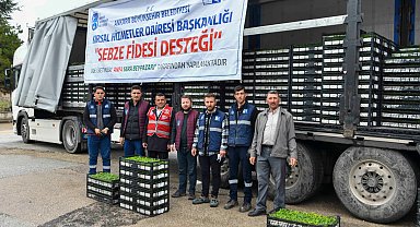Ankara'da 1 milyonun üzerinde erkenci sebze fidesi dağıtıldı