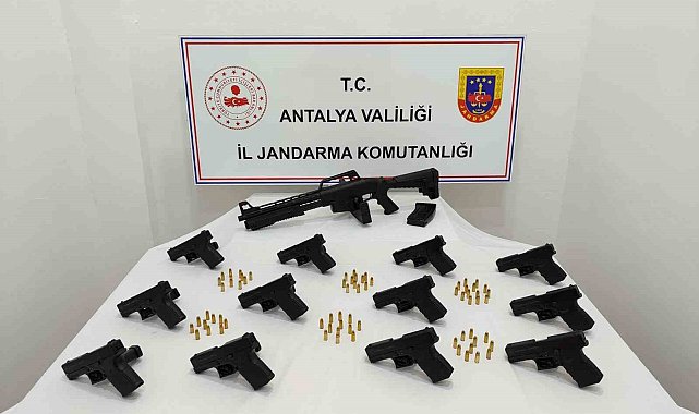 Antalya'da ruhsatsız silah operasyonu: 1 kişi tutuklandı