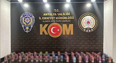 Antalya'da son 1 haftadaki kaçakçılık operasyonlarında 17 şüpheliye işlem