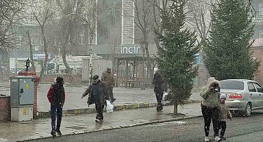 Ardahan'da kar yağışı etkili oldu