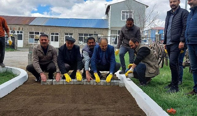 Arpaçay'da yol yapım çalışmaları başladı