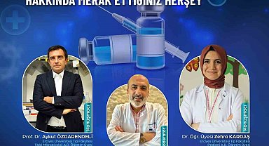 Aşılar; Kayseri Üniversitesi'nde masaya yatırılacak