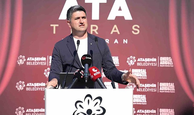 Ataşehir'in ilk sosyal tesis restoranı 'ATA Teras' açıldı