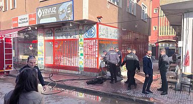 Av bayisinde korkutan yangın