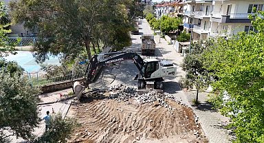 Aydın Büyükşehir Belediyesi kentin dört bir yanındaki yol çalışmalarını sürdürüyor