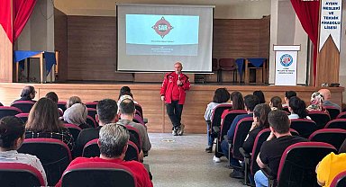 Aydın Mesleki ve Teknik Anadolu Lisesi'nde velilere Afet Bilinci Konferansı