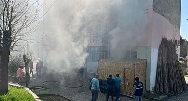 Aydın'da ev yangını