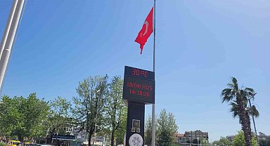 Aydın'da termometreler 30 dereceyi gördü