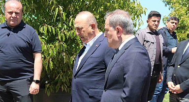 Azerbaycan Dışişleri Bakanı'ndan Mevlüt Çavuşoğlu'na taziye ziyareti