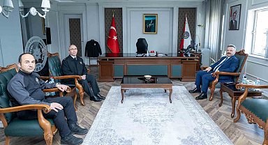 Babası vefat eden İl Emniyet Müdürü Yılmaz'a taziye ziyareti