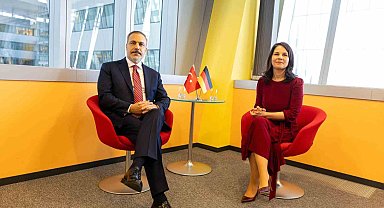 Bakan Fidan, Alman mevkidaşı Baerbock ile görüştü