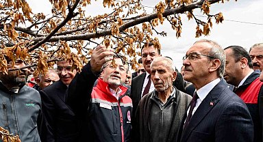 Bakan Yumaklı: "Don zararı görülen bölgelerde tüm üreticilere destek sağlanacak"