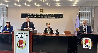 Balıkesir Gazeteciler Cemiyeti'nde Ramazan Demir güven tazeledi