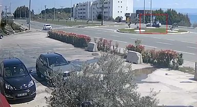 Balıkesir'de otomobille çarpışan motosikletli yaralandı