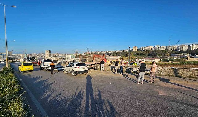 Bandırma Liman Yolu'nda zincirleme kaza: 2 yaralı