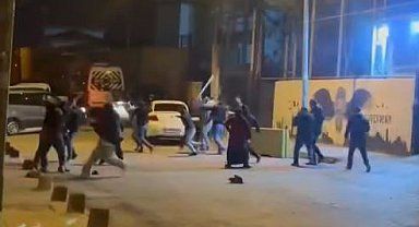 Başakşehir'de meydan muharebesini aratmayan kavga