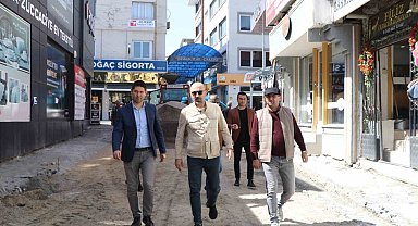 Başkan Arıkan, yol yapım çalışmalarını yerinde inceledi