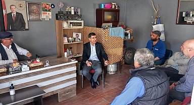 Başkan Eyüp Kahveci, Büyüksaka köyünde hemşehrileriyle buluştu