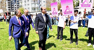 Başkan Geçit, " Kanserle mücadelede erken teşhis hayat kurtarır"