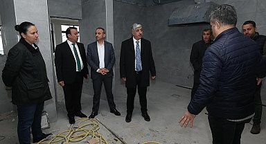 Başkan Ömeroğlu çalışmaları yerinde inceledi