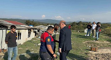 Başkan Torun, yangın sonrası inceleme yaptı