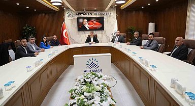 Başkan Tutdere'ye yoğun ziyaret trafiği