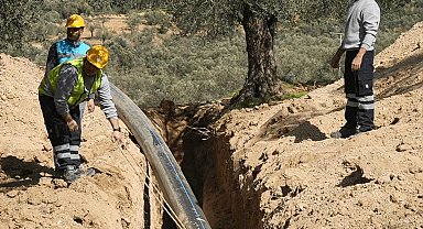 BASKİ'den Gömeç'e yeni içme suyu hattı