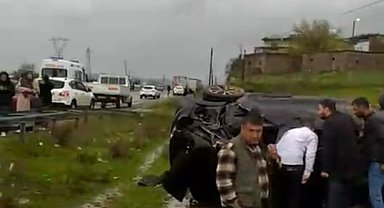 Batman-Kozluk yolunda trafik kazası: 5 yaralı