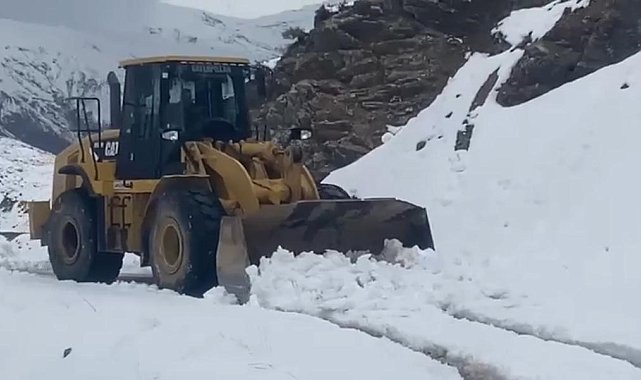 Batman'da 7 köy ve mezra yolu kar yağışı nedeniyle kapandı