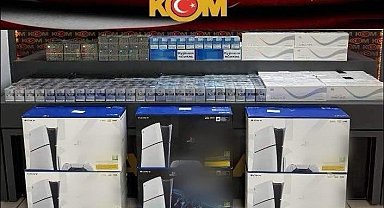 Batman'da gümrük kaçağı sigara ve oyun konsolu ele geçirildi
