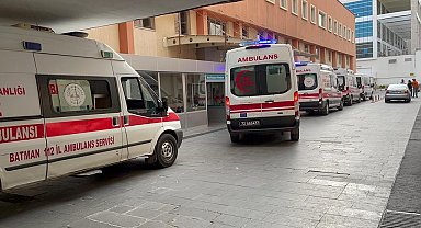 Batman'da merdivenden düşen bir kişi hayatını kaybetti