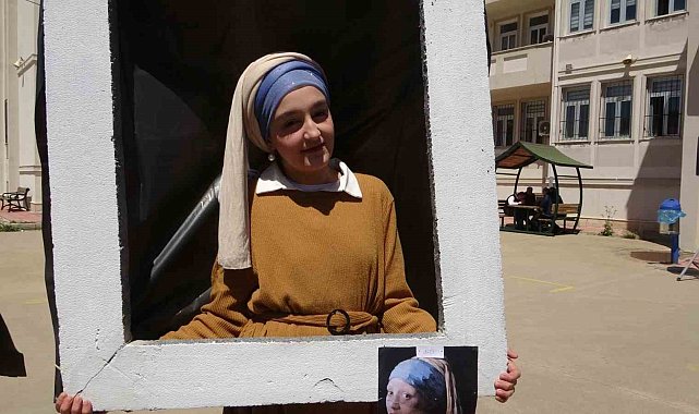 Batman'da öğrenciler atıklardan 'Yürüyen Tablolar' yaptı