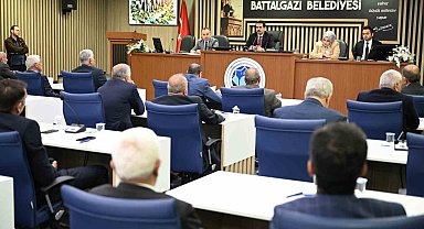 Battalgazi Belediye Meclisi Nisan ayı toplantısını gerçekleştirdi