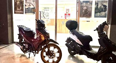 Bekçilerin dikkati sayesinde motosiklet hırsızları yakalandı