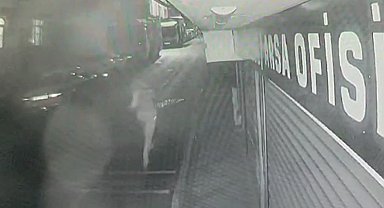 Bekçiyi yaralayan şahıslardan birinin kaçış anı kamerada