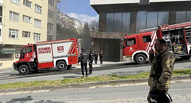 Beşiktaş'ta işçilerin kaldığı otel inşaatında yangın paniği