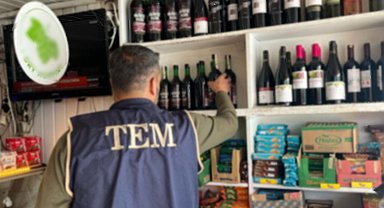 Besni'de kaçak içki denetimi yapıldı