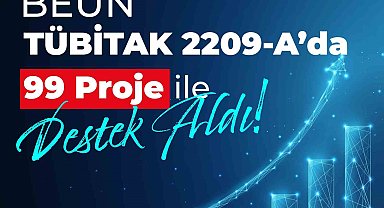 BEUN proje kabul oranıyla büyük başarıya imza attı