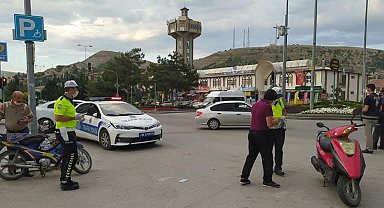 Beypazarı'nda motosiklet sürücülerine sıkı denetim