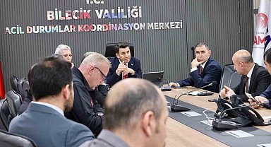 Bilecik'te deprem sonrası 'Kriz Masası' toplandı