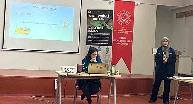Bilecik'te gıda ve su bilinci eğitimi düzenlendi