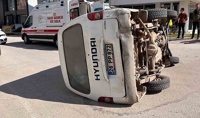 Bilecik'te meydana gelen trafik kazasında 1 kişi yaralandı