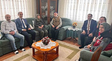 Bilecik'te şehit ailesine anlamlı ziyaret
